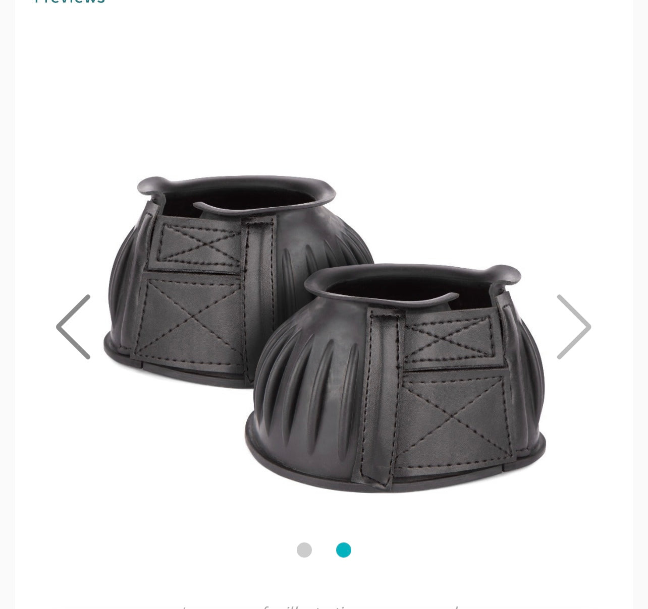 Shires Black Velcro Overreach Boots