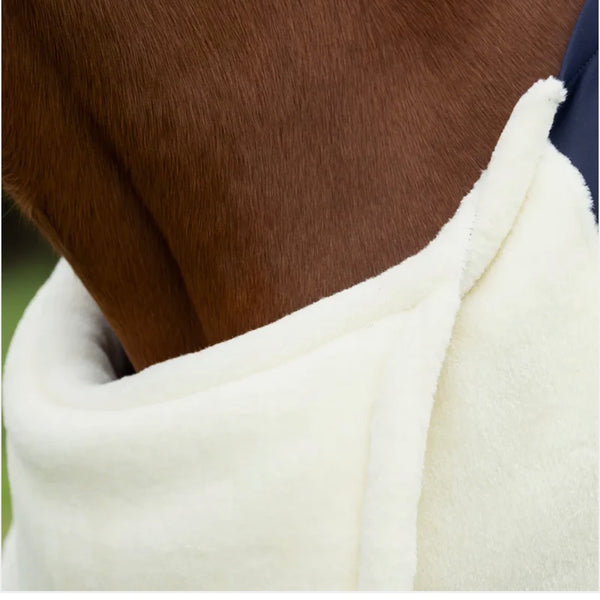 Lycra Flex Shoulder Vest with Faux Fur Bib -HY
