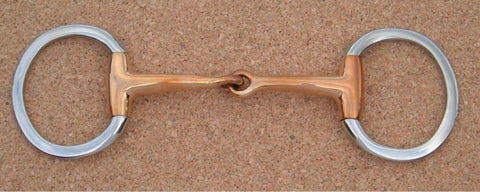 Eggbutt Copper Mouth Bit