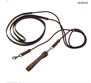 Norton Leather / Rope Draw Reins