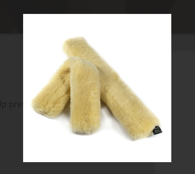 Breastplate  Sheepskin Cover