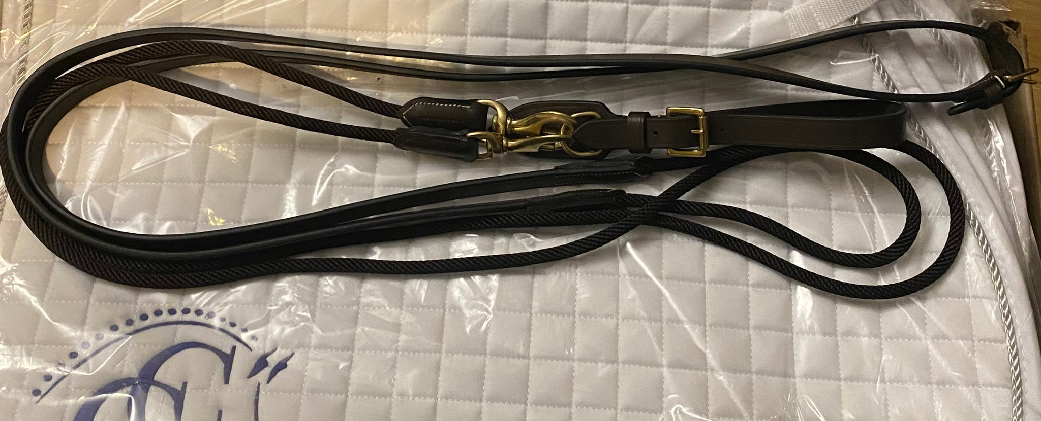 Leather & Rope Draw Reins