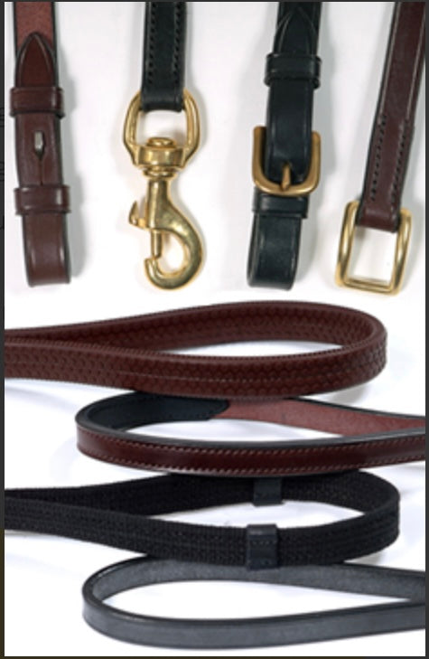 Rubber Grip Reins 5/8 -Snap Hooks