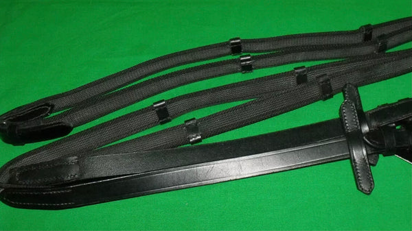 Rubber Continental Rubber Reins 5/8inch  (CC Range )