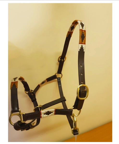 Polo Style Leather Headcollar